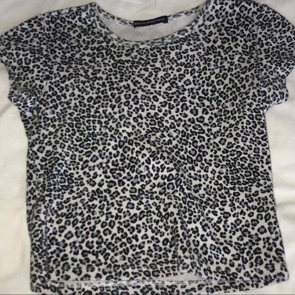 Rare brandy Melville cheetah tee